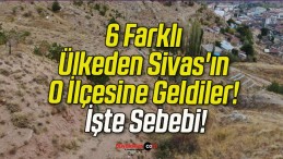 6 Farklı Ülkeden Sivas’ın O İlçesine Geldiler! İşte Sebebi!