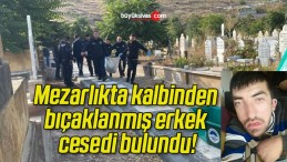 Mezarlıkta kalbinden bıçaklanmış erkek cesedi bulundu!