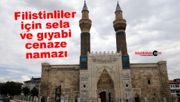 Sivas’ta Filistinliler için sela okundu! Cenaze namazı kılındı