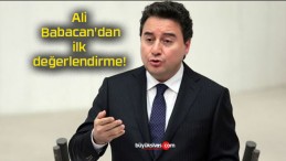 DEVA’lı ilçe başkanları CHP ile anlaşıp istifa etti! Ali Babacan’dan ilk değerlendirme!