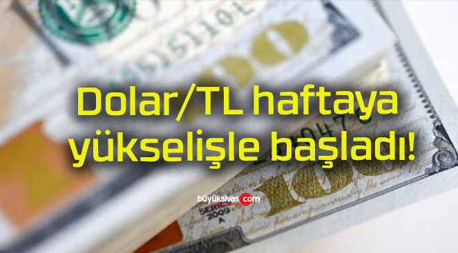 Dolar/TL haftaya yükselişle başladı!