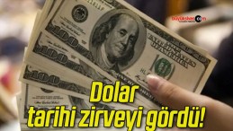 Dolar tarihi zirveyi gördü!