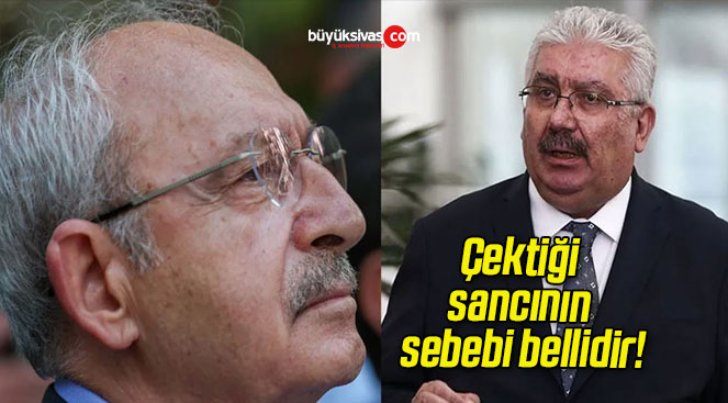 Çektiği sancının sebebi bellidir!