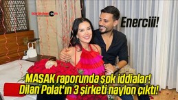 MASAK raporunda şok iddialar! Dilan Polat’ın 3 şirketi naylon çıktı!