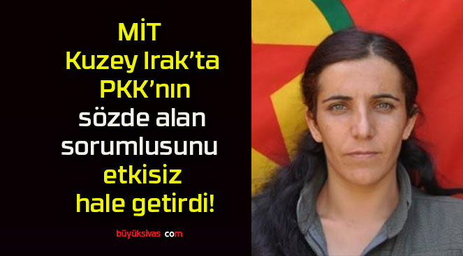 MİT Kuzey Irak’ta PKK’nın sözde alan sorumlusunu etkisiz hale getirdi!