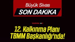 12. Kalkınma Planı TBMM Başkanlığı’nda!