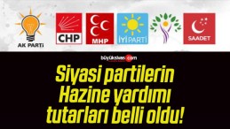 Siyasi partilerin Hazine yardımı tutarları belli oldu!