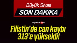 Filistin’de can kaybı 313’e yükseldi!