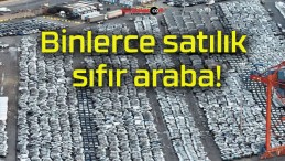 Binlerce satılık sıfır araba!