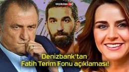 Denizbank’tan Fatih Terim Fonu açıklaması!