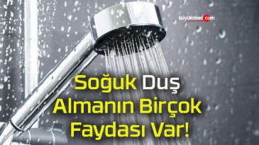 Soğuk Duş Almanın Birçok Faydası Var!