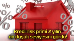 Kredi risk primi 2 yılın en düşük seviyesini gördü!