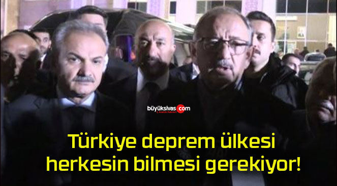 Türkiye deprem ülkesi herkesin bilmesi gerekiyor!