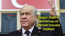 Özgür Özel’e Demirtaş ve Osman Kavala tepkisi!