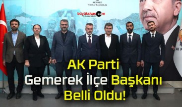 AK Parti Gemerek İlçe Başkanı Belli Oldu!