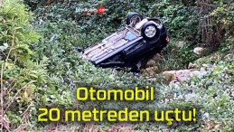 Otomobil 20 metreden uçtu!