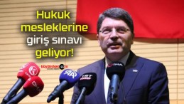 Hukuk mesleklerine giriş sınavı geliyor!