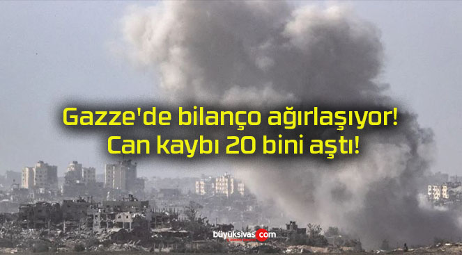 Gazze’de bilanço ağırlaşıyor! Can kaybı 20 bini aştı!