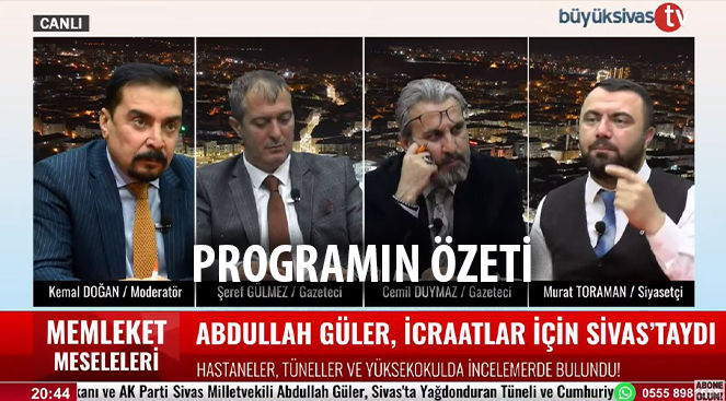 Memleket Meseleleri özeti… Programda neler konuşuldu…