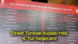 Ziraat Türkiye Kupası’nda 4. Tur heyecanı!