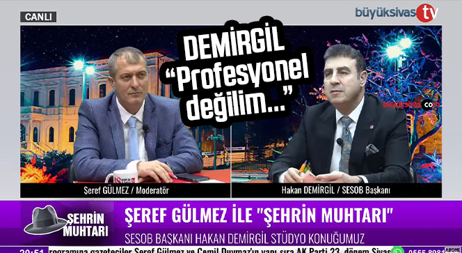 Başkan Demirgil: Ben “Profesyonel” Bir Başkan Değilim!