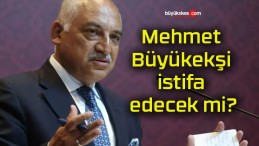 Mehmet Büyükekşi istifa edecek mi?