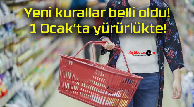 Yeni kurallar belli oldu! 1 Ocak’ta yürürlükte!