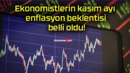 Ekonomistlerin kasım ayı enflasyon beklentisi belli oldu!