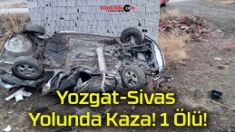 Yozgat-Sivas Yolunda Kaza! 1 Ölü!