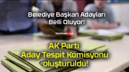 AK Parti Aday Tespit Komisyonu oluşturuldu!