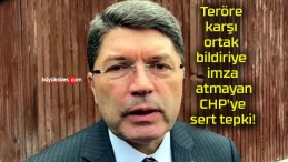 Teröre karşı ortak bildiriye imza atmayan CHP’ye sert tepki!