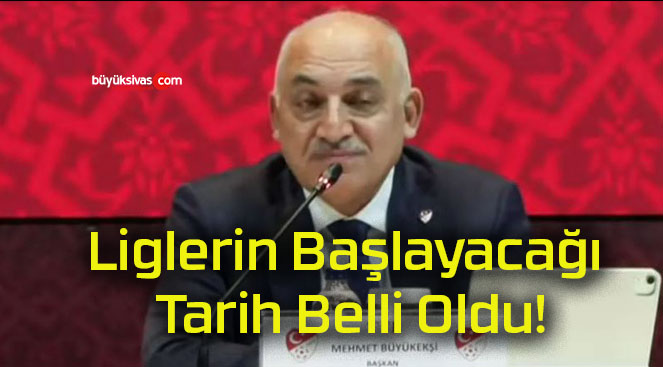 Liglerin Başlayacağı Tarih Belli Oldu!