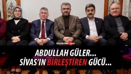 Abdullah Güler Sivas’ta çalışmalarını sürdürüyor…