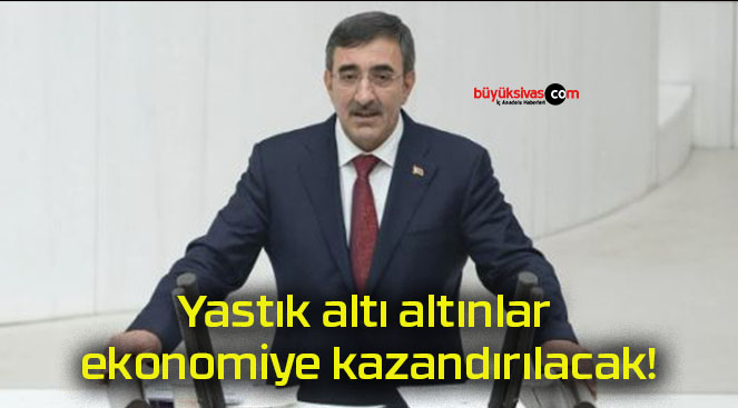 Yastık altı altınlar ekonomiye kazandırılacak!