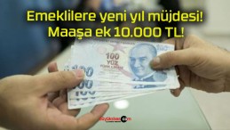 Emeklilere yeni yıl müjdesi! Maaşa ek 10.000 TL!