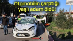 Otomobilin çarptığı yaşlı adam öldü!