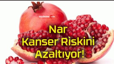 Nar Kanser Riskini Azaltıyor!