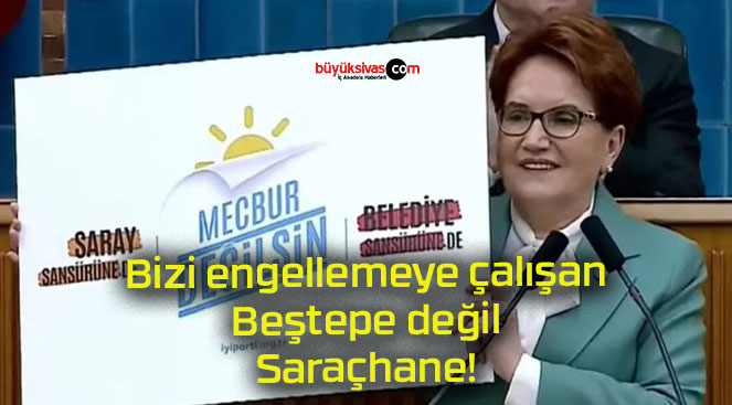 Bizi engellemeye çalışan Beştepe değil Saraçhane!