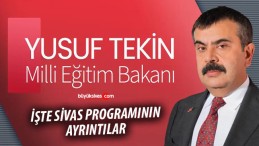 Milli Eğitim Bakanı Yusuf Tekin’in Programının Ayrıntıları