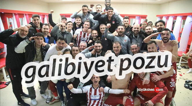 Sivasspor’dan galibiyet pozu