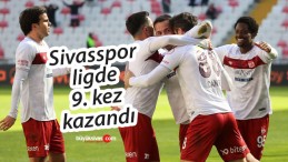 Sivasspor ligde 9. kez kazandı