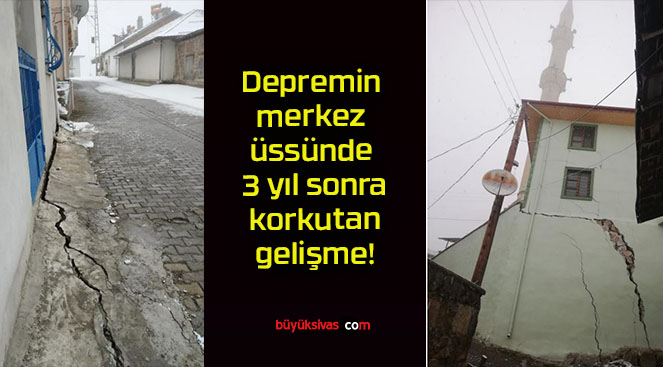 Depremin merkez üssünde 3 yıl sonra korkutan gelişme!