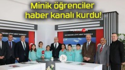 Minik öğrenciler haber kanalı kurdu!