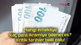 Hangi emekliye kaç para ikramiye ödenecek? Kritik tarihler belli oldu!