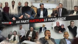 AK Parti Sivas hatipleri ile ev toplantıları gerçekleştiriyor