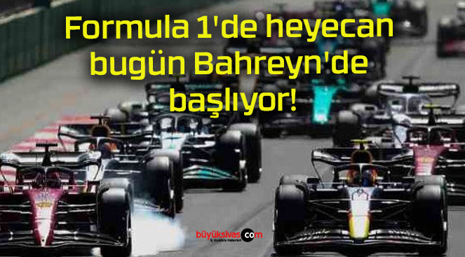 Formula 1’de heyecan bugün Bahreyn’de başlıyor!