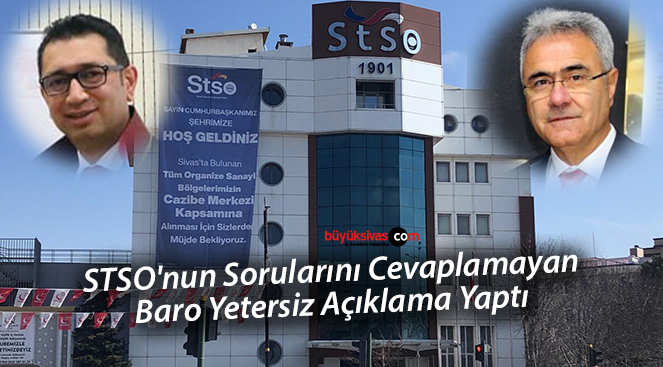 STSO’nun Sorularını Cevaplamayan Baro Yetersiz Açıklama Yaptı