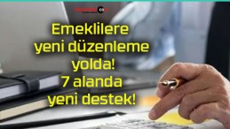 Emeklilere yeni düzenleme yolda! 7 alanda yeni destek!