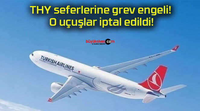 THY seferlerine grev engeli! O uçuşlar iptal edildi!