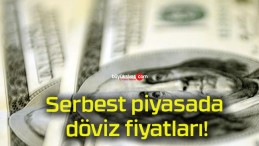 Serbest piyasada döviz fiyatları!